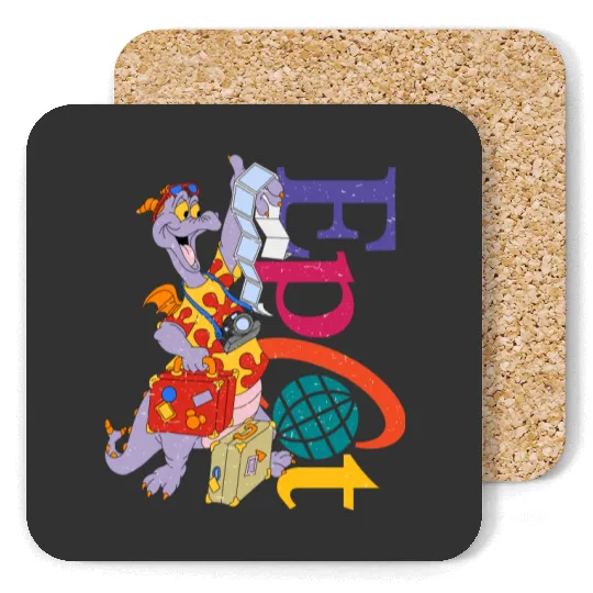 Disney Epcot Figment  Coasters, Epcot Center Coasters, Epcot Trip Coasters