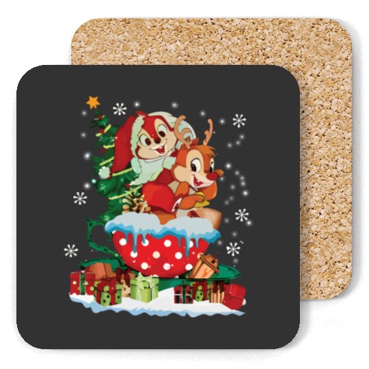 Disney Chip & Dale Christmas Coasters, Disney Couples, Disney Trip