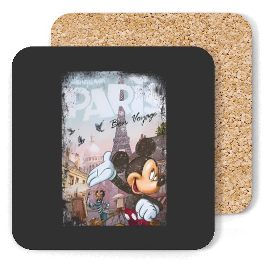 Disneyland Paris Mickey Coasters, Eiffel Tower Mickey Coasters
