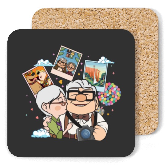 Adventure is Out There Disney Pixar Up Coasters, Vintage Carl And Ellie Up House