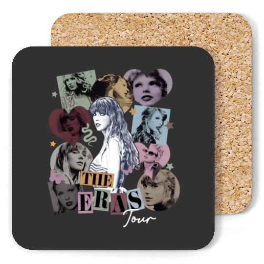 Discover The Eras Tour Coasters, Midnights Concert Swift Coasters, Taylor Taylor version Merch Coasters
