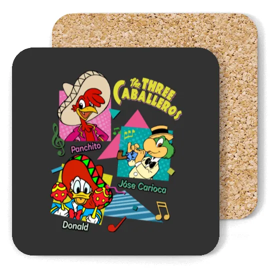 Disney The Three Caballeros Mexico Coasters, Three Caballeros Coasters