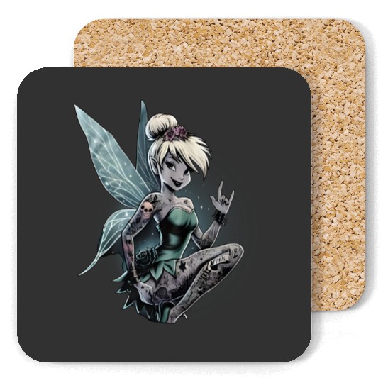 Tinkerbell Coasters, Peter Pan, Disney Princess, Disney Coasters