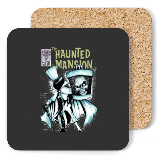 The Haunted Mansion Halloween Coasters, Disney Haunted Coasters, Disney Halloween Coasters, Disneyland Coasters, Horror Movie Coasters