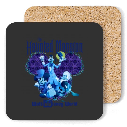 Haunted Mansion Coasters, Foolish Mortal Coasters, Disney Halloween Matching Coasters