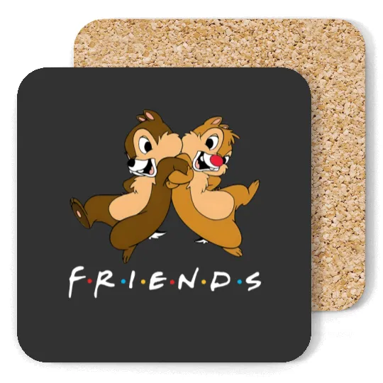 Chip And Dale Friends Coasters, Chip and Dale Coasters, Disney Friends Coasters