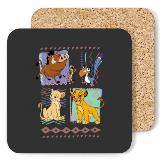 Vintage 90s Disney Lion King Coasters, Hakuna Matata Retro Coasters