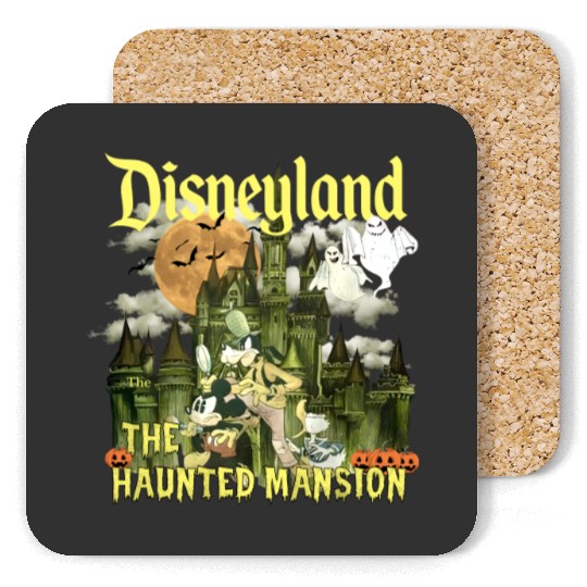 Vintage Disneyland Haunted Mansion Coasters, Disney Halloween Coasters