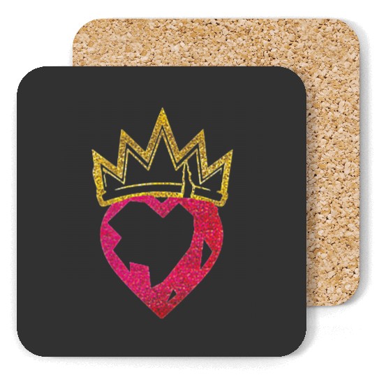 Disney Descendants 2 Evie Heart Crown Coasters