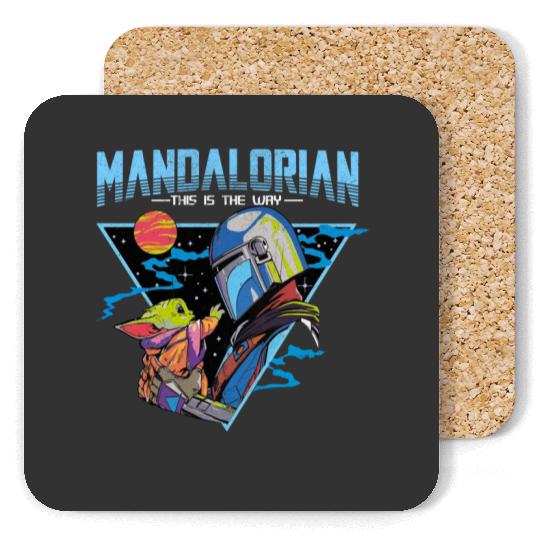 New Collection Star Wars Mandalorian Coasters, Disneyland, Disney Trip Coasters, Star Wars Coasters