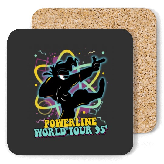 Goofy Movie Powerline Coasters | A Goofy movie Coasters | Disneyland Powerline Stand Out Tour Coasters