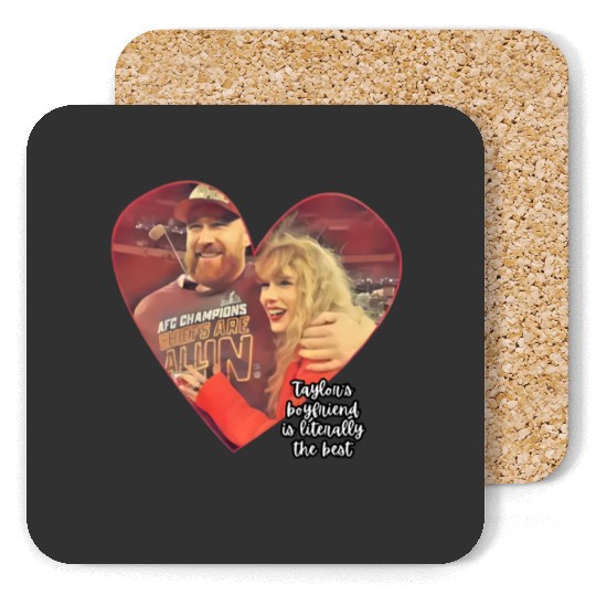 Discover Kelce Superbowl, Taylor Superbowl, KC Football, Tay and Trav, Taylor and Travis  Coasters