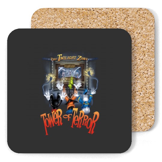 Retro Mickey And Friends Tower Of Terror Coasters, Mickey And Friends Coasters, Disneyworld Disney Coasters