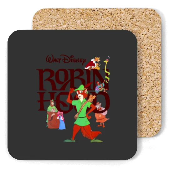 Retro Disney Robin Hood 1973  Coasters, Robin Hood Coasters