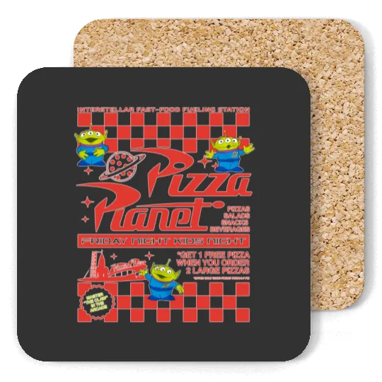 Pizza Planet Toy Story Disney Coasters, Toy Story Coasters,