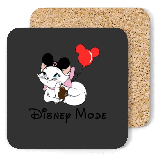 Marie Disney Mode, Marie Cat , Marie Aristocats Coasters