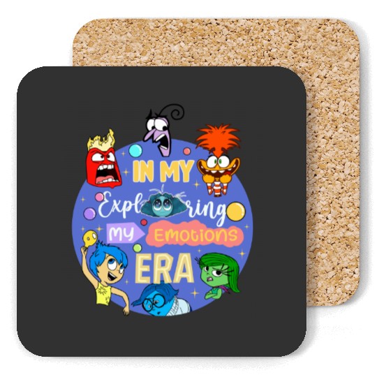 Inside Out 2 Coasters, In My Exploring My Emotions Era Coasters, Disney Trip Coasters