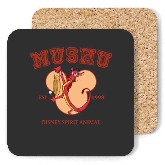 Funny Disney Mulan Characters Mushu Dragon Coasters