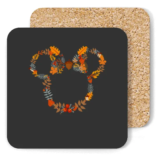 Disney Thanksgiving Disney Ear Coasters