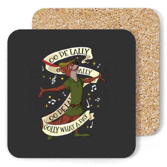 Robin Hood Coasters, Disney Women's Coasters, Disneyland Matching Coasters