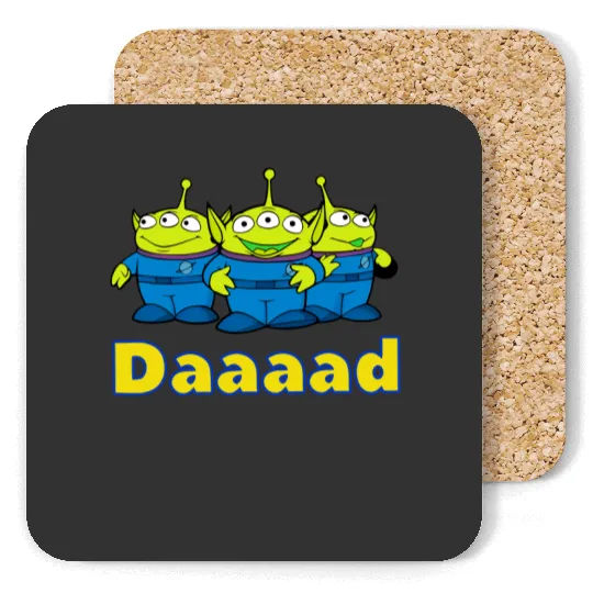 Alien Toy Story Coasters, Funny Dad Disney Coasters, Disney Dad Tees, Dad Tees