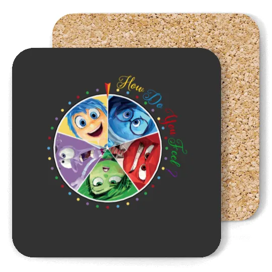 Disney Inside Out Coasters, Inside Out Coasters, Disney Pixar Inside Out Coasters
