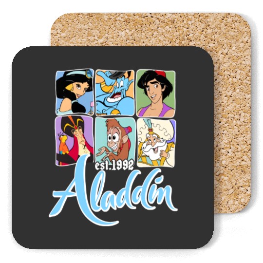 Disney Aladdin Characters Group Coasters