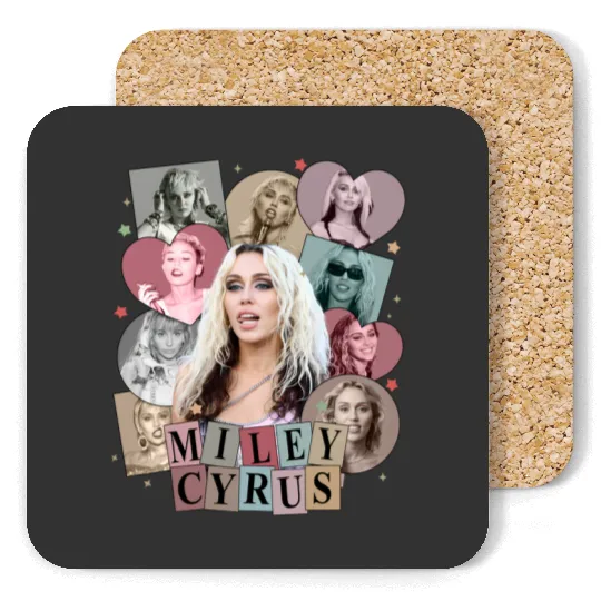 Miley Cyrus Eras Tour Coasters, Vintage Miley Cyrus Coasters