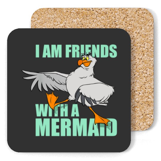 Disney The Little Mermaid Scuttle Friends With A Mermaid Coasters, Magic Kingdom Trip
