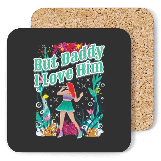 Discover Little Mermaid x Taylor Version Coasters, Disney Inspired - Taylor - TTPD - But Daddy I Love Him
