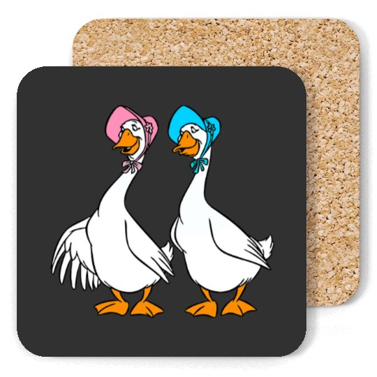 Disney The Aristocats Group Geese Characters Funny Goose Coasters, Goose Lover Gift