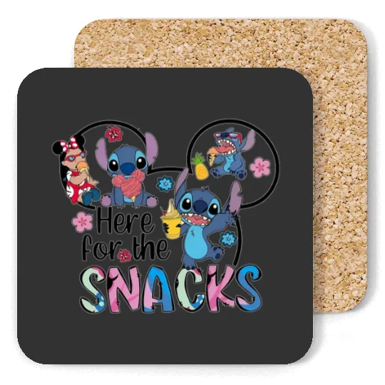 Disney Stitch Coasters, Disney Stitch Snack Coasters