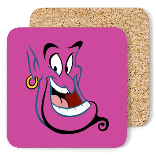 Disney Aladdin Genie Face Costume Coasters, Aladdin