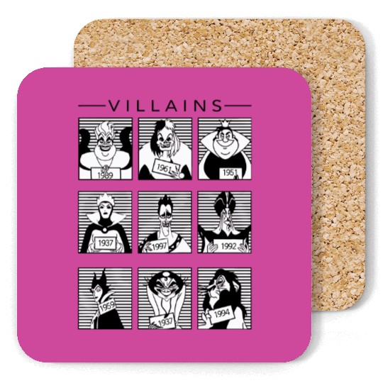 Disney Villains Eras Tour Coasters, Bad Witches Club Coasters, Villains Coasters, Disney Villains Tour Coasters, Theme Park, Disney Concert Coasters