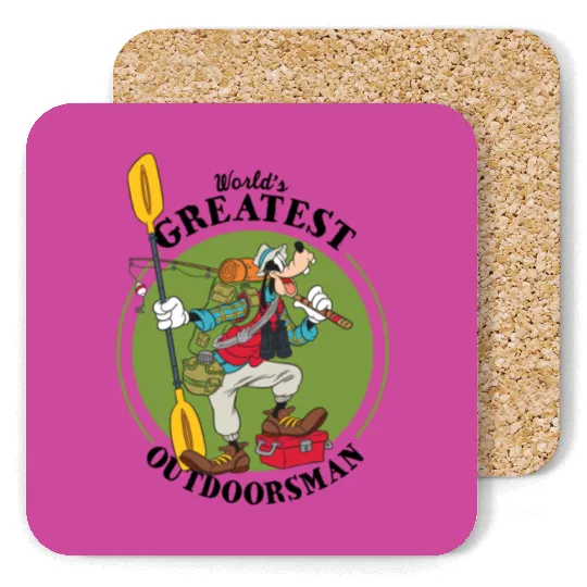 Retro Disney Goofy Outdoorsman Coasters