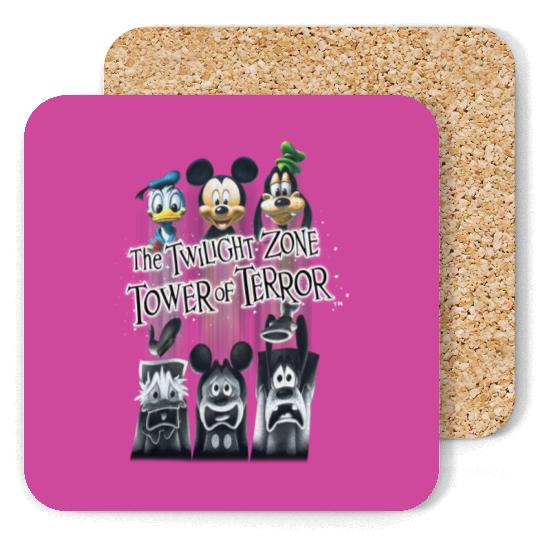 Retro Disney The Twilight Zone Tower Of Terror  Coasters, Tower of Terror Ride Coasters