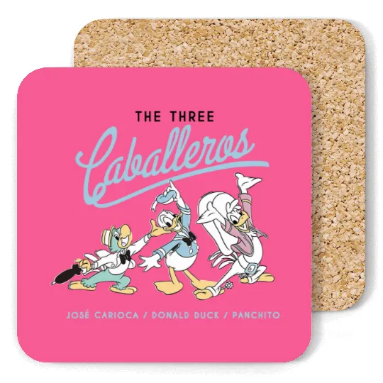 Disney The Three Caballeros Coasters, Retro Disney The Three Caballeros