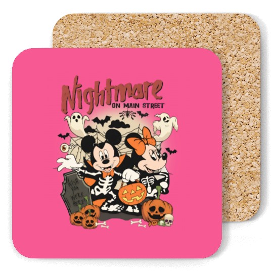 Disney vintage  Coasters - Disney Halloween Coasters - Disney Epcot Coasters