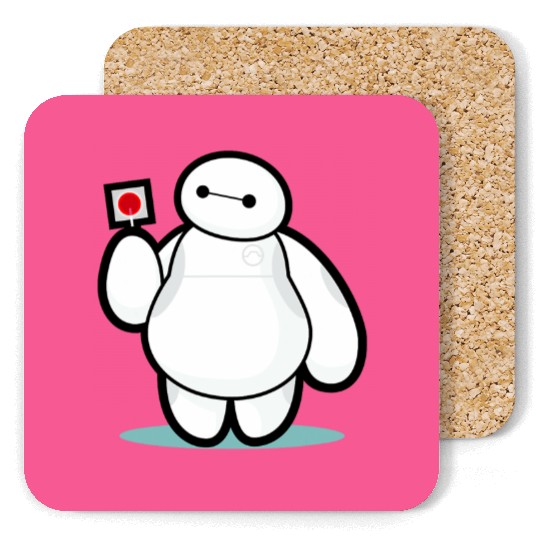 Disney Big Hero 6 Baymax With Lollipop Cute Shot Coasters
