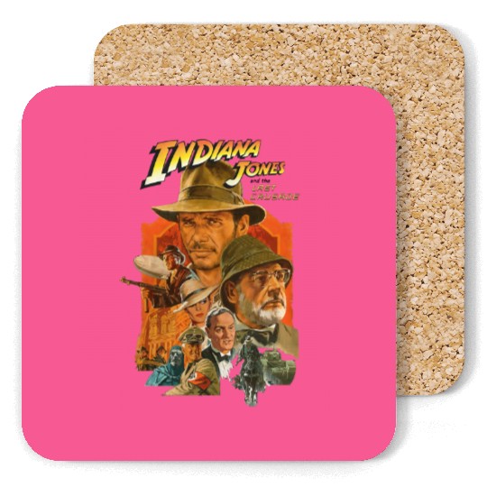 Vintage 90s Indiana Jones Adventure Disneyland 1995,Indiana Jones Coasters, Vintage Disney Movie Coasters