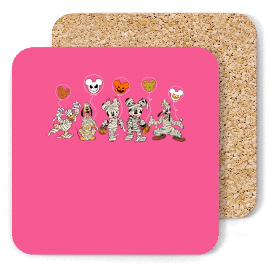 Discover Disney Halloween Skeleton Coasters, Disney Halloween Matching Coasters, Disney Balloon