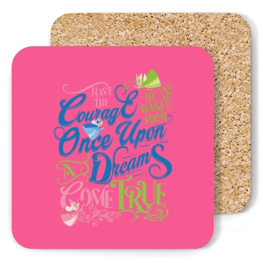 Sleeping Beauty Fairy Godmothers  Coasters, Flora Fauna Merryweather Disney Coasters