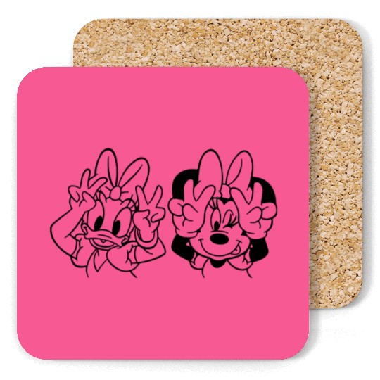 Daisy Duck and Minnie Mouse, Minnie Mouse Coasters, Family Disney Coasters
