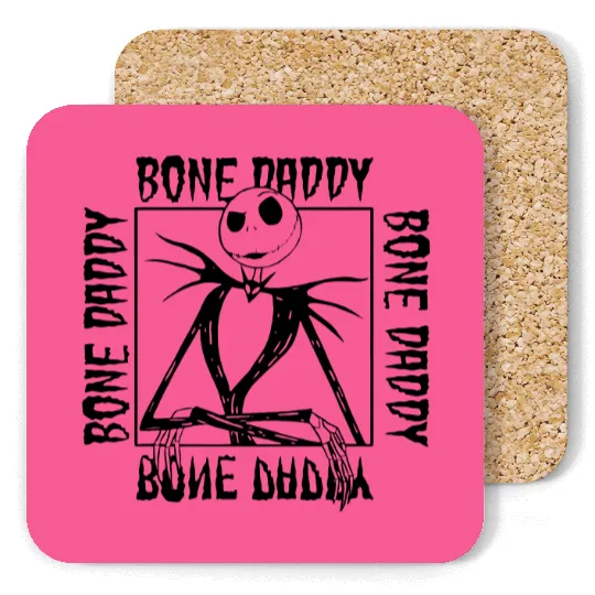 Jàck skèllington, Jàck skèllington halloweeen, Jàck skèllington merch , Jàck skèllington disnèy, Jàck skèllington logo Coasters