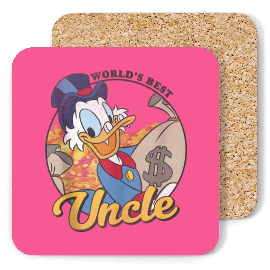 Disneys Ducktales Scrooge Mcduck World's Best Uncle Coasters
