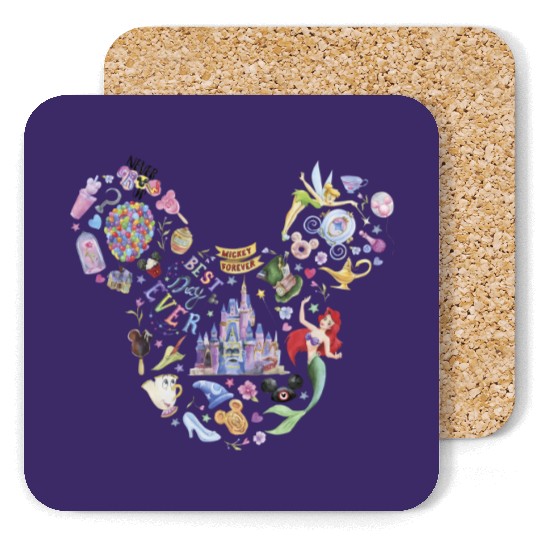 Disney Magic Kingdom Coasters, Disney Characters Coasters