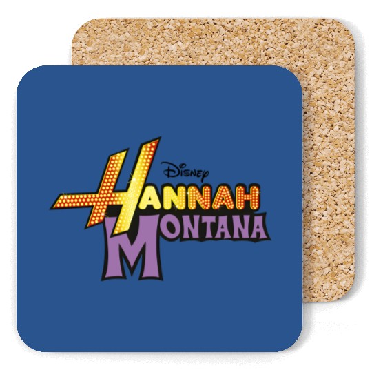 Disney Hannah Montana Logo Coasters, Disneyland Coasters, Disney Vacation Coasters