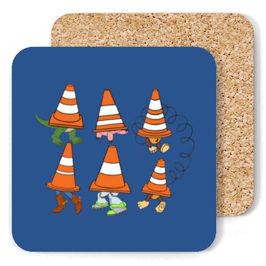 Funny Disney To.y S.tory Characters Coasters / Disney Woody Buzz Lightyear Slinky Dog Coasters