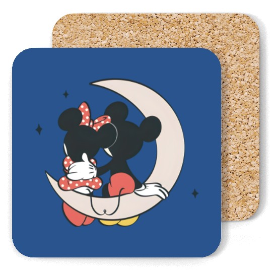 Discover Valentine Mickey and Minnie Coasters, Valentine Coasters, Disney Valentine Coasters