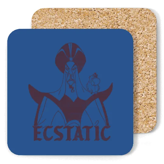 Disney Aladdin Jafar Lago Ecstatic Look Graphic Coasters